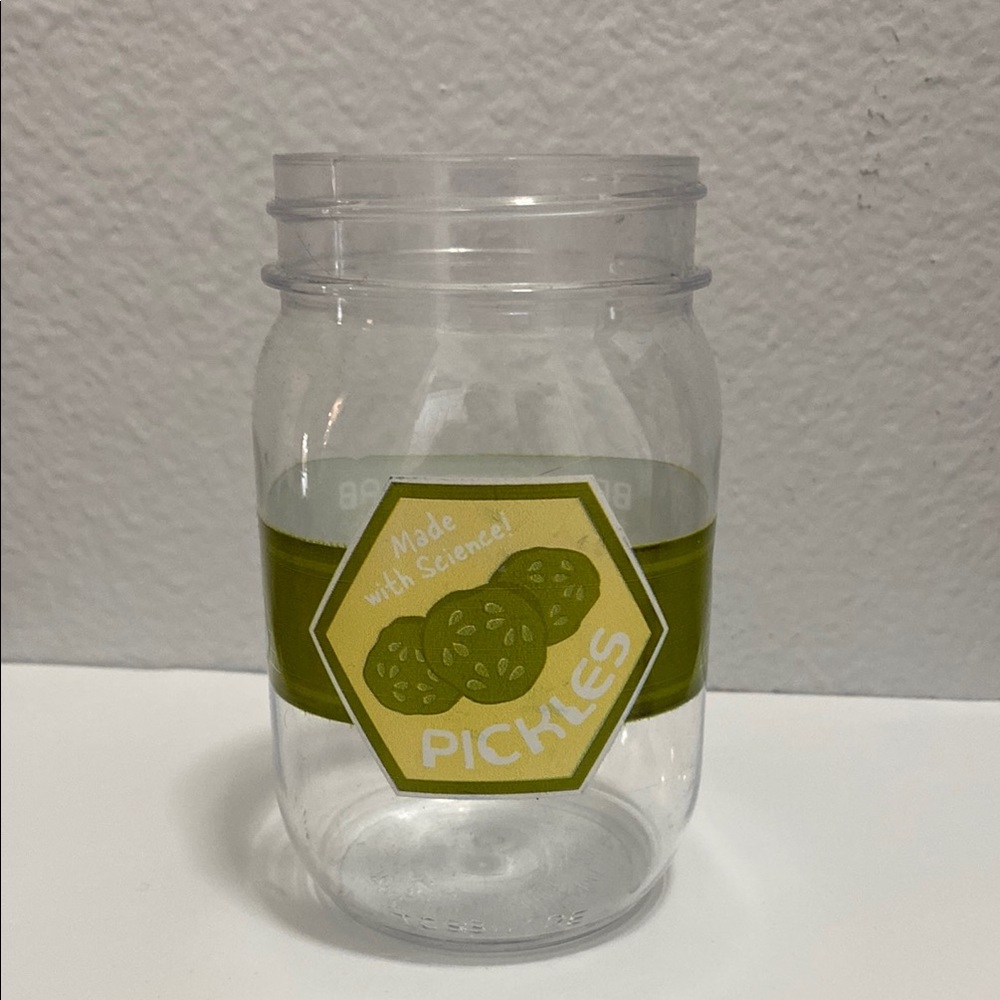 Disney Epcot Plastic Pickle Jar
